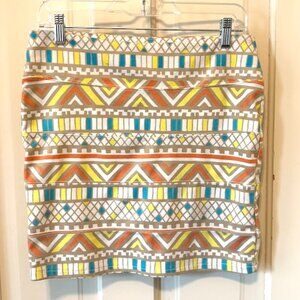 Nollie Pacsun Bodycon Southwestern Pattern Skirt - Size L